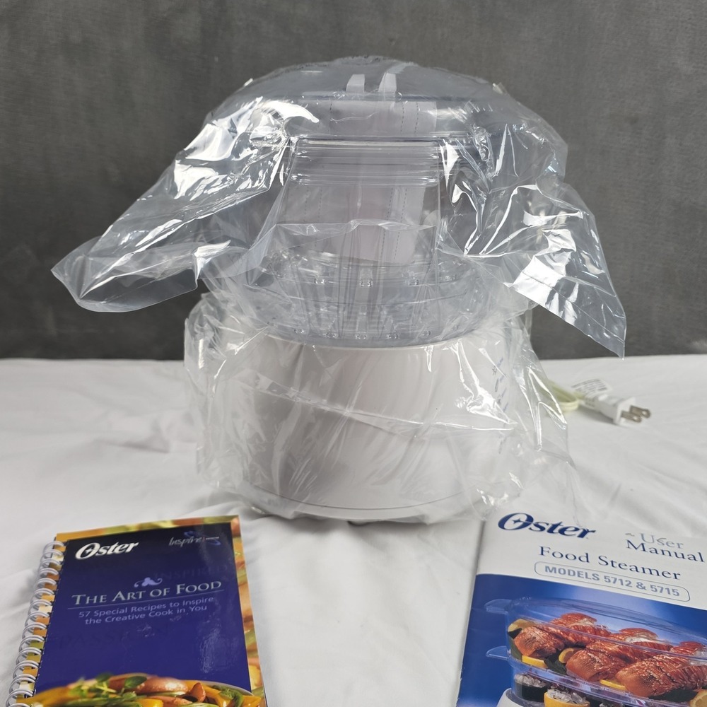 Oster Food Steamer Model 5715 2 Tier Digital New Without Box - Picture 6 of 9